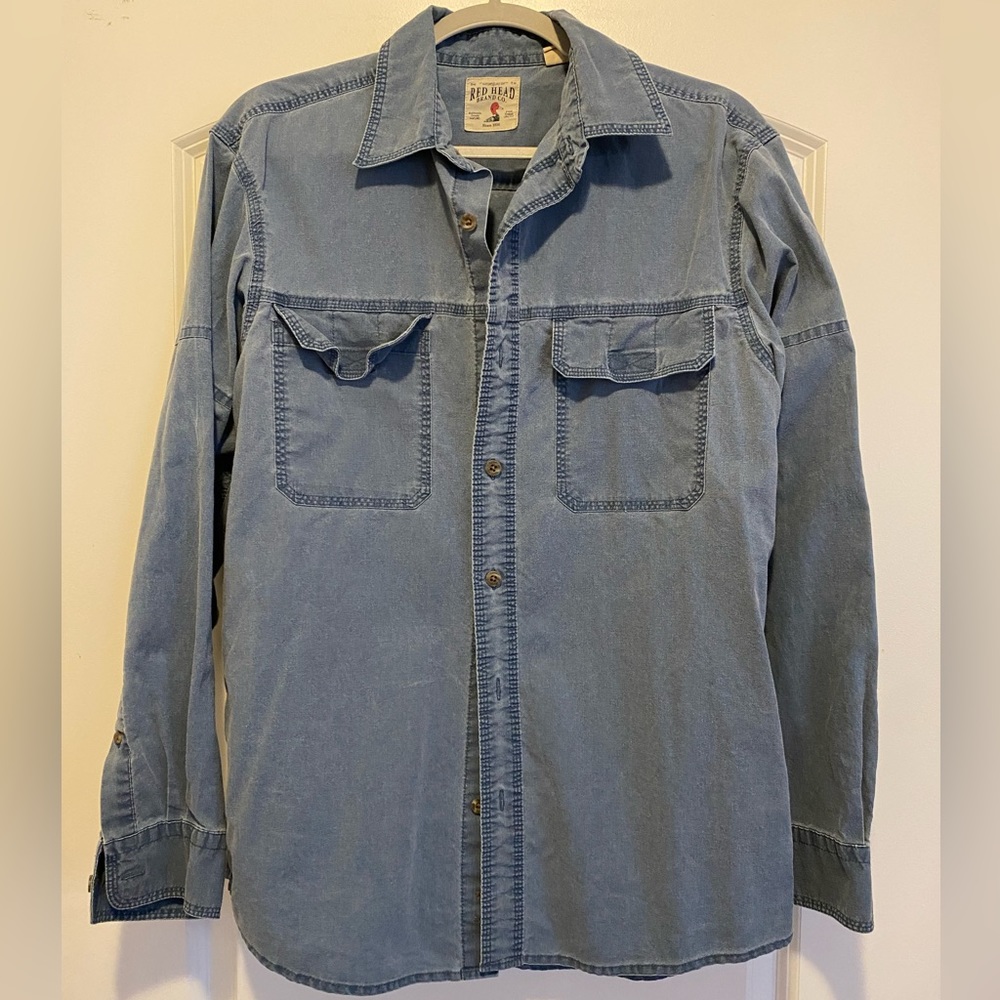 Red Head Button Down Shirt